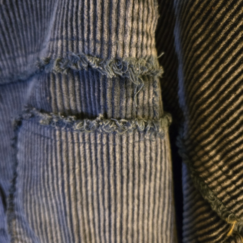 Umgee Stone Wash Blackish Purple Corduroy Jacket - Picture 4 of 7